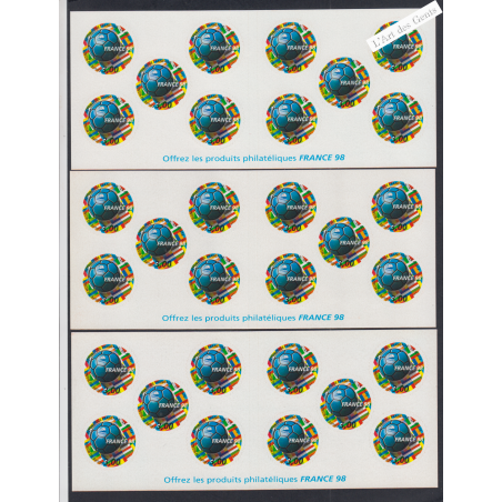 France Autoadhésifs - 3 carnets BC17 France 98  - 1998 - Neufs** - lartdesgents.fr