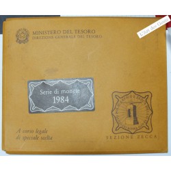 Série Italie 1984, série complète divisionnaire , Rome, BU, FDC, lartdesgents.fr