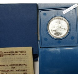 COFFRET ITALIE 500 lire 1981 PUBLIO VIRGILIO MARRONE, FDC, BU, lartdesgents.fr
