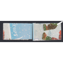 France Autoadhésifs - Paire Timbres sans bande phosphore n°31a et 32a - 2001et 2002 - Neufs** - lartdesgents.fr