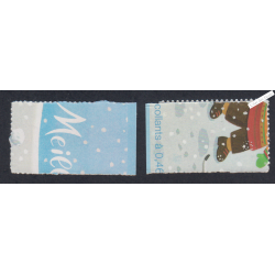 France Autoadhésifs - Paire Timbres sans bande phosphore n°31a et 32a - 2001et 2002 - Neufs** - lartdesgents.fr