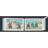 France Autoadhésifs - Paire Timbres sans bande phosphore n°31a et 32a - 2001 - Neufs** - lartdesgents.fr