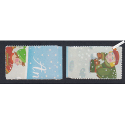 France Autoadhésifs - Paire Timbres sans bande phosphore n°31a et 32a - 2001 - Neufs** - lartdesgents.fr