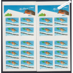 France Autoadhésifs - 2 carnets  BC37  Meilleurs Voeux -  2003 - Neufs** - lartdesgents.fr