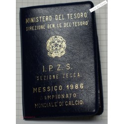 ITALIE 500 lire 1986 CALCIO FDC, BU, lartdesgents.fr