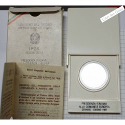 COFFRET ITALIE 500 lire 1985 Présidence C.E.E. FDC, BU, lartdesgents.fr