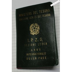 ITALIE 500 lire 1986 - Année Intern. de la Paix -  FDC, BU, lartdesgents.fr