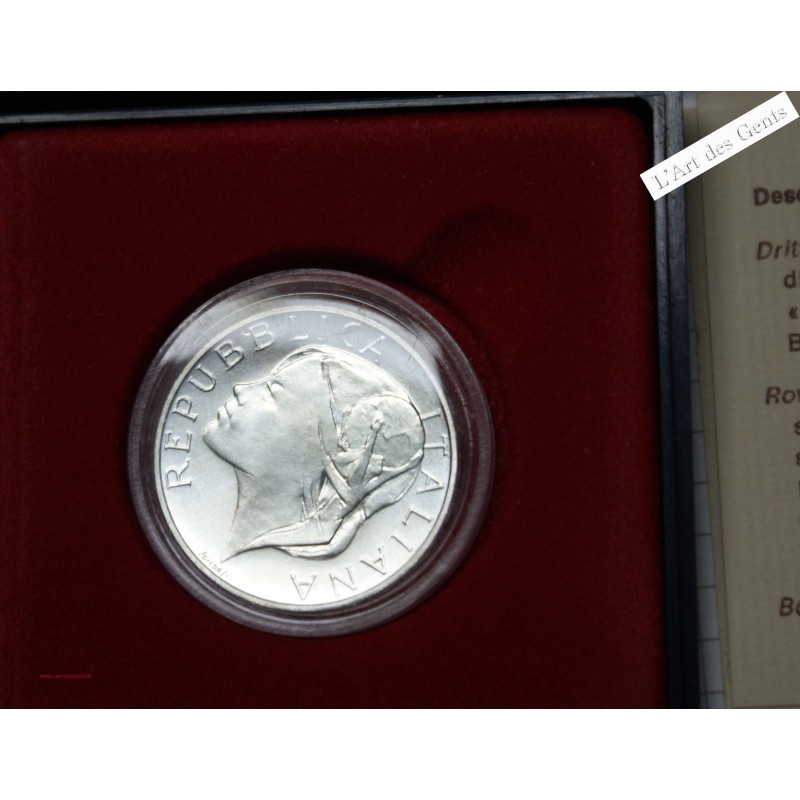 ITALIE 500 lire 1990 - Championnat du Monde de Foot -  FDC, BU, lartdesgents.fr