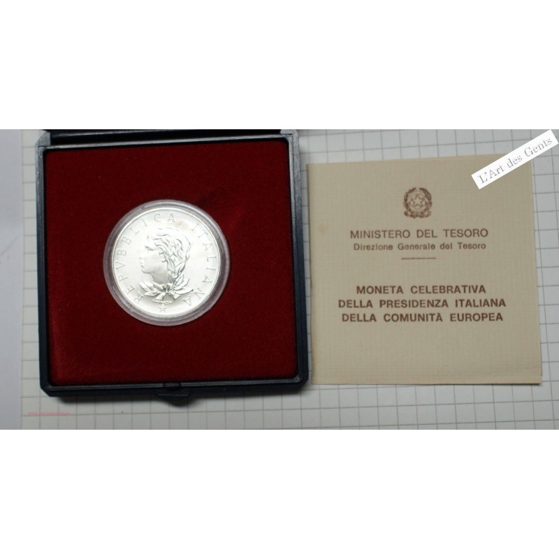 ITALIE 500 lire 1990 - COMMUNITE EUROPEENNE -  FDC, BU, lartdesgents.fr