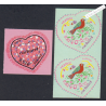 France Autoadhésifs - timbres Saint Valentin - n°50-51 et variété 51a - Années 2005 - Neufs** - lartdesgents.fr