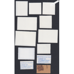 France Autoadhésifs - 15 Timbres  - Années 2005 à 2007 - Neufs** - lartdesgents.fr