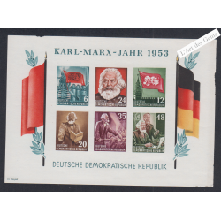 Bloc Non Dentelé "Karl-Marx-Jahr" 1953 Neuf lartdesgents.fr
