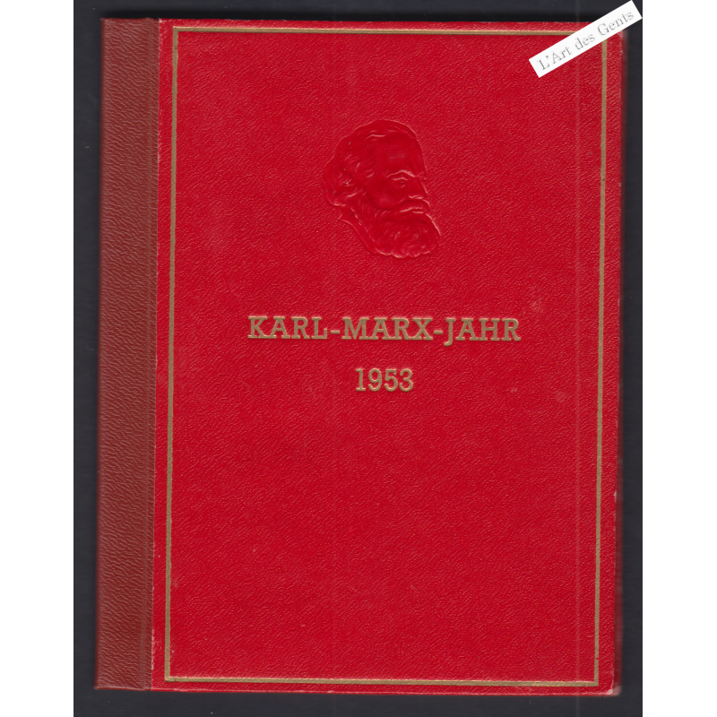 Allemagne Livre "Karl-Marx-Jahr" 1953 Neuf lartdesgents.f