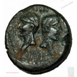 Dupondius de Nimes 20-14 AP JC. Col Nem (as) TTB, lartdesgents.fr