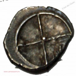 Obole de Marseille à l'ethnique et Au M 425-400 Av JC.  SUP/TTB, lartdesgents.fr