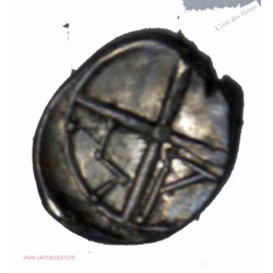 Obole de Marseille tête à gauche 220-150 Av JC.  TTB+, lartdesgents.fr