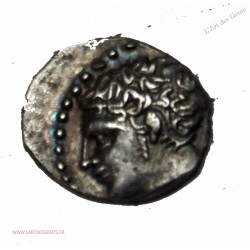 Obole MARSEILLE (avec favoris) 121-82 Av JC.  TTB, lartdesgents.fr