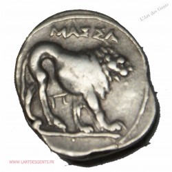 Drachme légère MARSEILLE  groupe 1- 200-150 Av JC.  TTB+, lartdesgents.fr