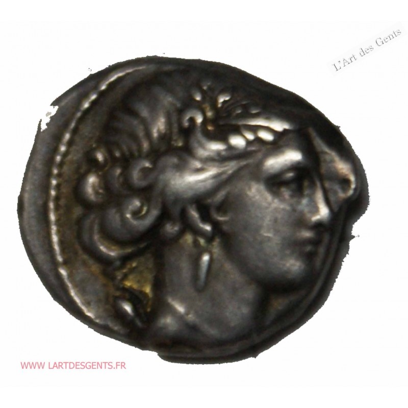 Drachme légère MARSEILLE  121-82 Av JC. TTB+, lartdesgents.fr