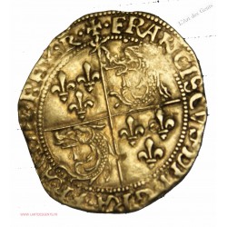 Écu d'OR au soleil du DAUPHINÉ, 7e type 1528/1529. Romans TTB, lartdesgents.fr