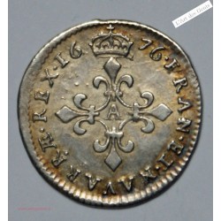 4 sols à la croix formée de lis "dit des traitants" 1676 A Paris SUPERBE, lartdesgents.fr