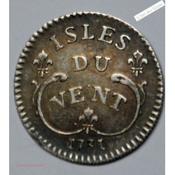 12 sols 1731 La Rochelle Isle du vents, Louis XIV, lartdesgents.fr
