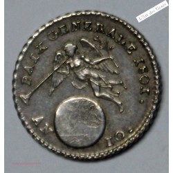 Médaille Paix de Lunéville 1801- AN 10, SUPERBE, lartdesgents.fr