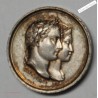 Médaille AR. Mariage Napoléon et M. Louise par Andrieu/Galle 1810, SUPERBE, lartdesgents.fr