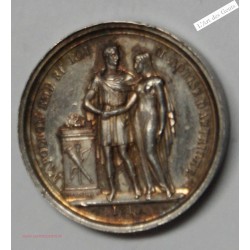 Médaille AR. Mariage Napoléon et M. Louise par Andrieu/Galle 1810, SUPERBE, lartdesgents.fr