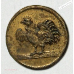 Médaille LAITON NAPOLEON EMPEREUR/ COQ, lartdesgents.fr