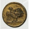 Médaille LAITON NAPOLEON EMPEREUR/ COQ, lartdesgents.fr