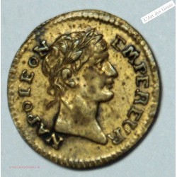 Médaille LAITON NAPOLEON EMPEREUR/ COQ, lartdesgents.fr