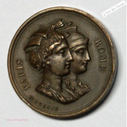 Médaille Br. Roi de rome 1811 par Andrieu F. SUPERBE, lartdesgents.fr