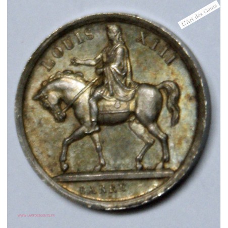 Médaille AR. Place ROYALE 4 novembre 1829 par BARRE, lartdesgents.fr