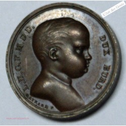 Médaille Br. HENRI V, Naissance du duc de Bordeaux SUPERBE, lartdesgents.fr