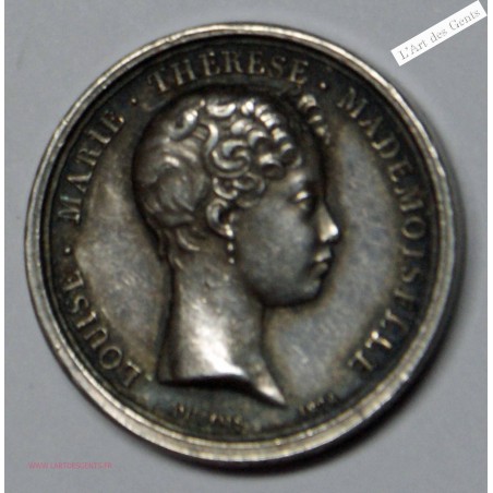 Médaille Ar. Mort du Duc de Berry 1820 SUPERBE, lartdesgents.fr