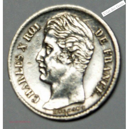 1/4 de Franc 1829 Lille CHARLES X Superbe+, lartdesgents.fr