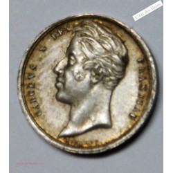 Médaille Ar. Charles X, sacre à Reims le 29 mai 1825 TTB+, lartdesgents.fr