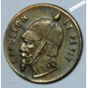 Médaille Laiton satirique Napoléon le petit Sédan 1870 TTB+, lartdesgents.fr