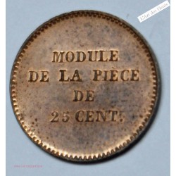 Louis-Philippe Ier, essai au module de 25 centimes SPL, par Thonnelier SPL, lartdesgents.fr