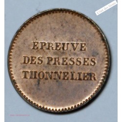 Louis-Philippe Ier, essai au module de 25 centimes SPL, par Thonnelier SPL, lartdesgents.fr