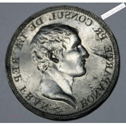 INEDIT CONCOURS de DROZ,  5 Francs AN XII ETAIN, frappe incuse uniface, lartdesgents.fr