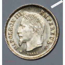 20 Centimes 1867 BB Napoléon III FDC, lartdesgents.fr