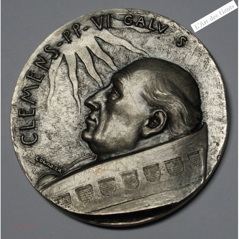 Médaille Ar. CLEMENS VI AVIGNON par Courbier, lartdesgents.fr