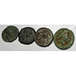 GRECE - lot de petit bronze, Cléopatre III etc... à identifier...