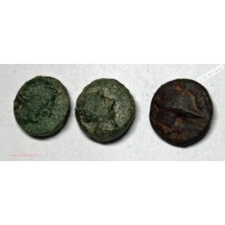 Marseille Gauloise - lot de petit bronze à l\'aigle après 49 J.C., lartdesgents