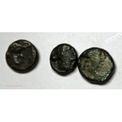 GAULOISE Marseille - lot de 3 Bronze TAUREAU   - 10/11mm, lartdesgents.fr