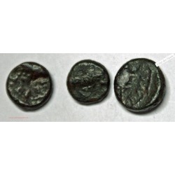 GAULOISE - lot de Bronze Marseille (Minerve aigle)