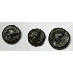 GAULOISE - lot de Bronze Marseille (Minerve aigle)