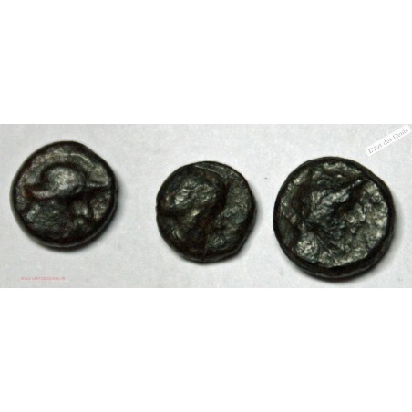 GAULOISE - lot de Bronze Marseille (Minerve aigle)